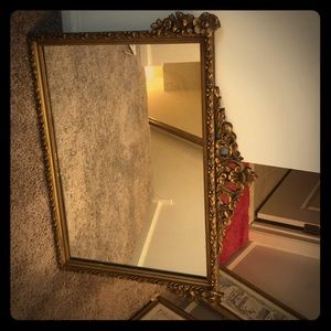 Vintage Golden Mirror